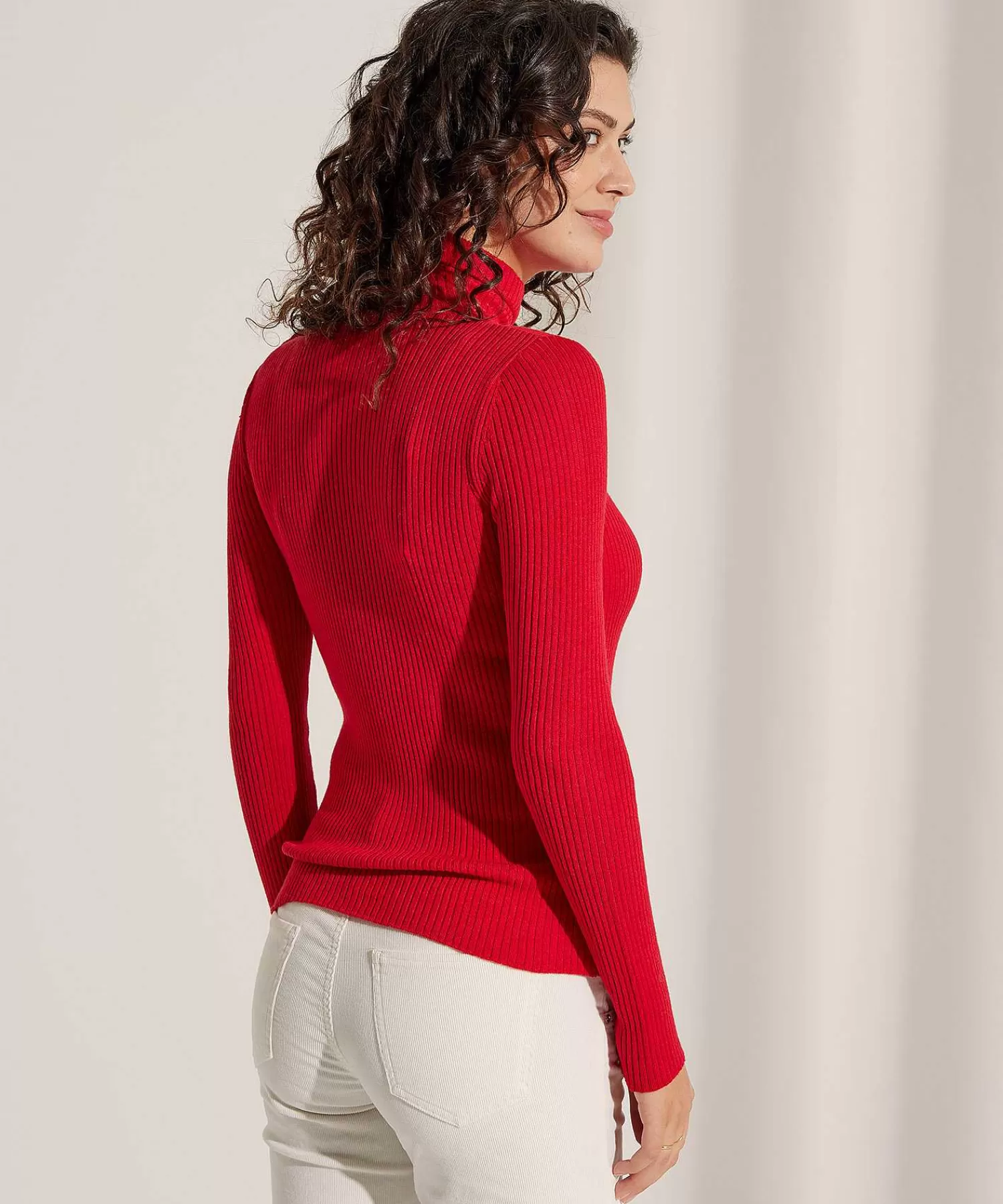 Jane Lushka Botones De Canale De Cuello Alto De Best