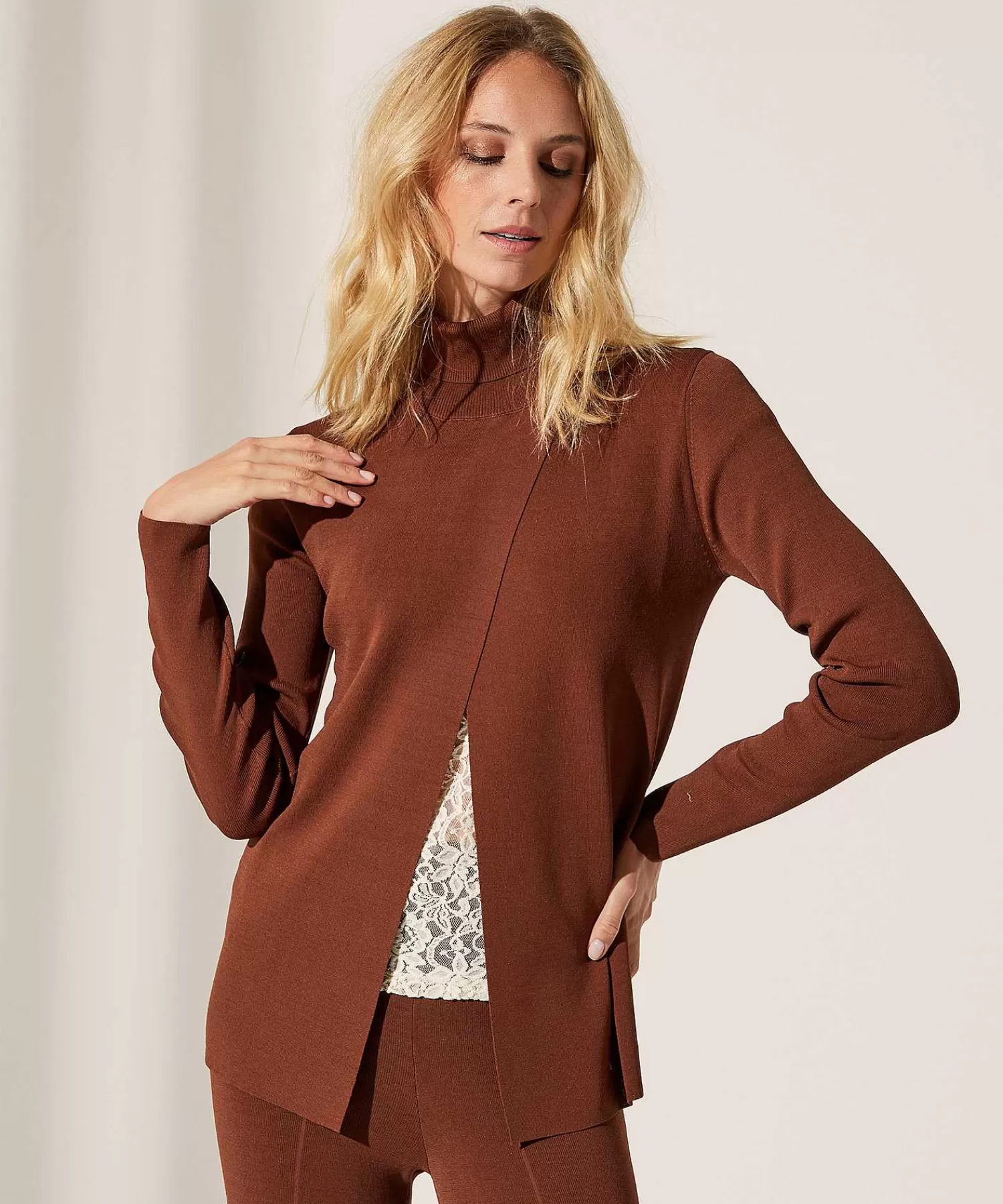 Emotions Jersey De Crepe Con Cruzado Store