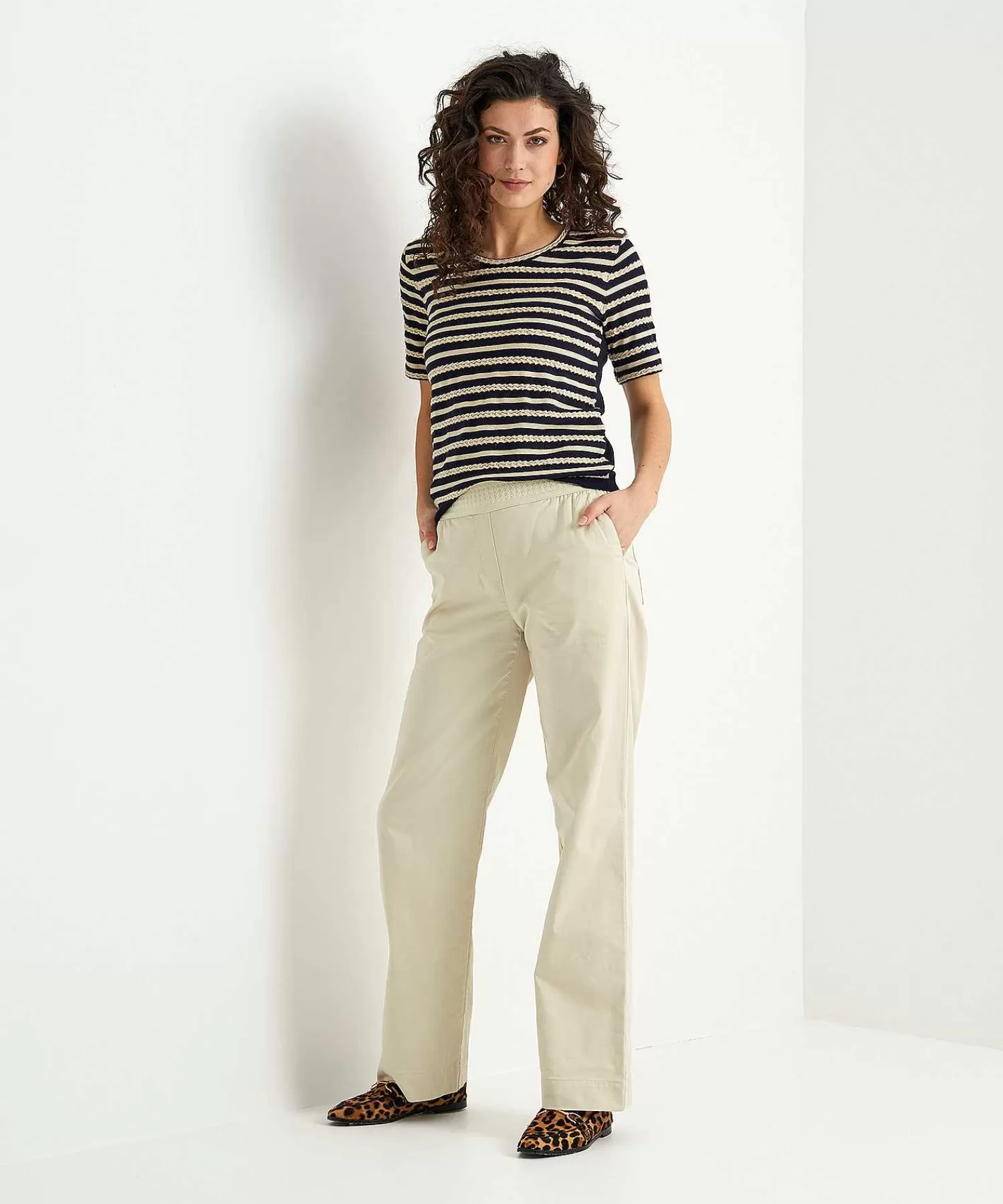 Leo & Ugo Jersey Rayas Orillas Lurex Cheap