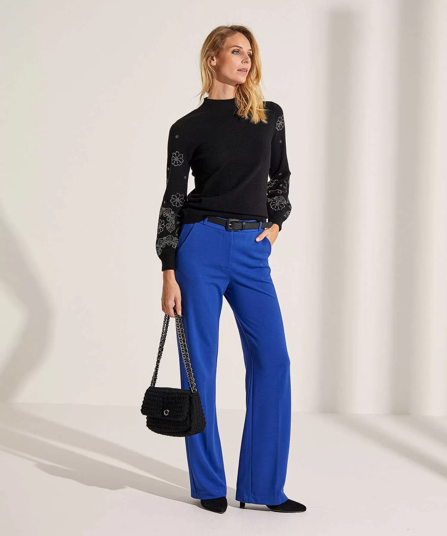 Leo & Ugo Sueter Estampado De Flores Strass Discount