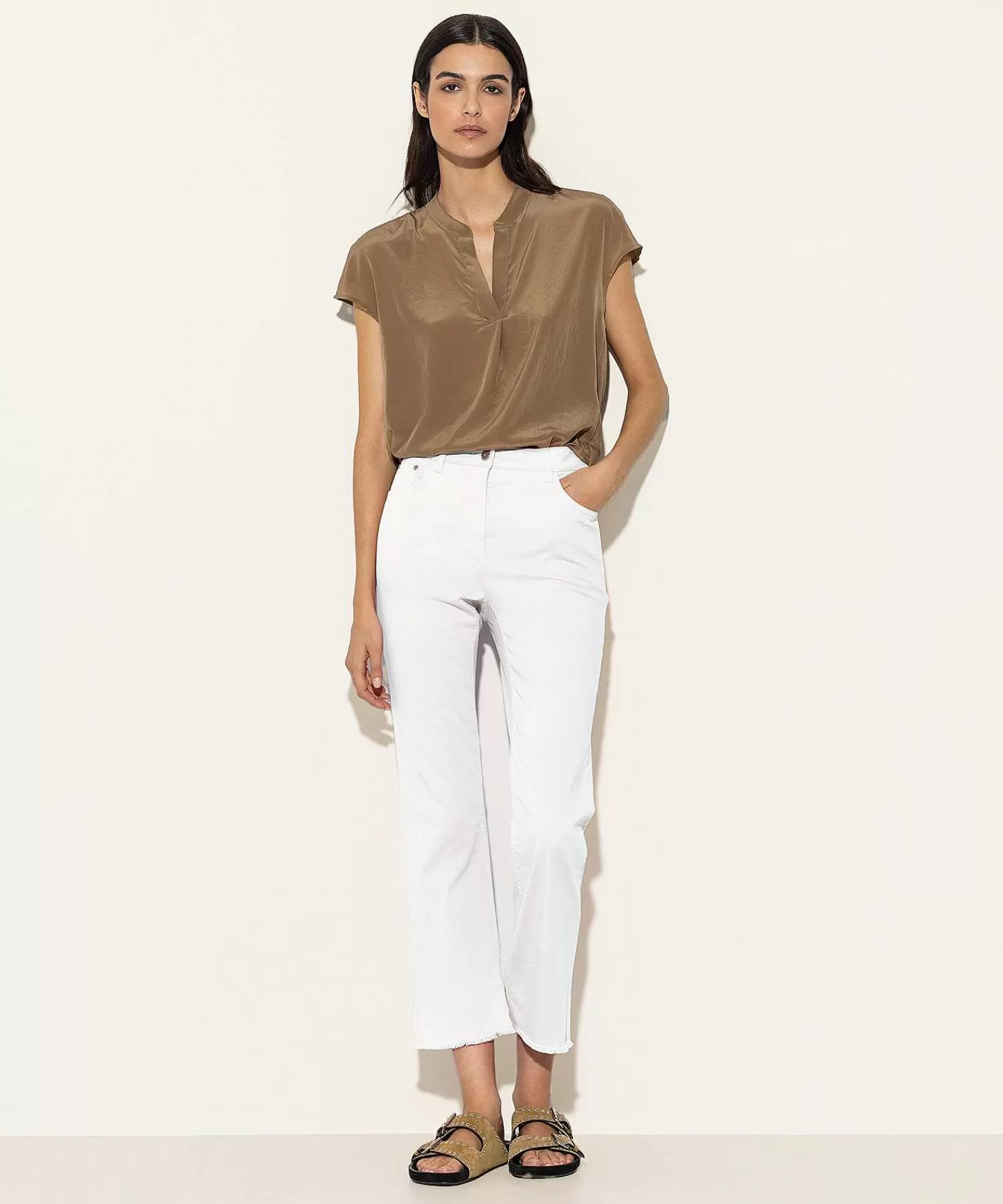 Luisa Cerano Kick Flare Pantalones Suaves Clearance
