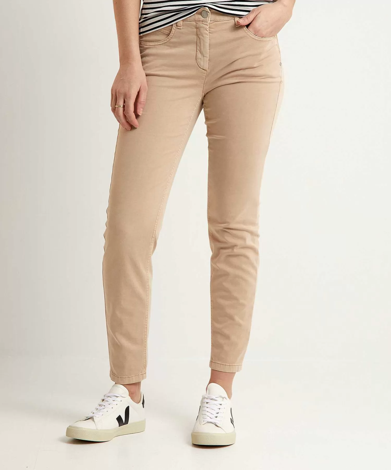 Luisa Cerano Pantalon Pitillo Algodon Suave Cheap