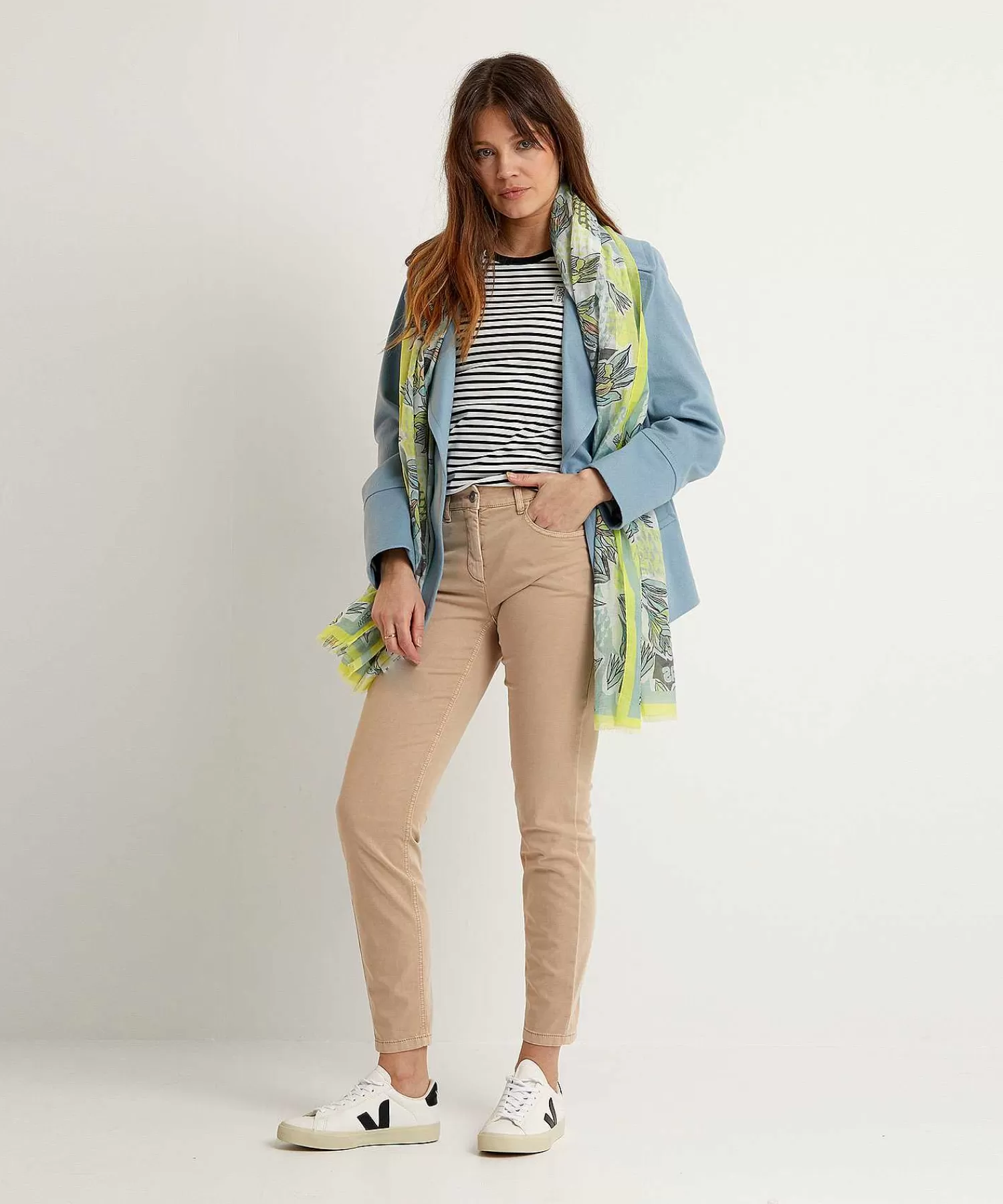 Luisa Cerano Pantalon Pitillo Algodon Suave Cheap