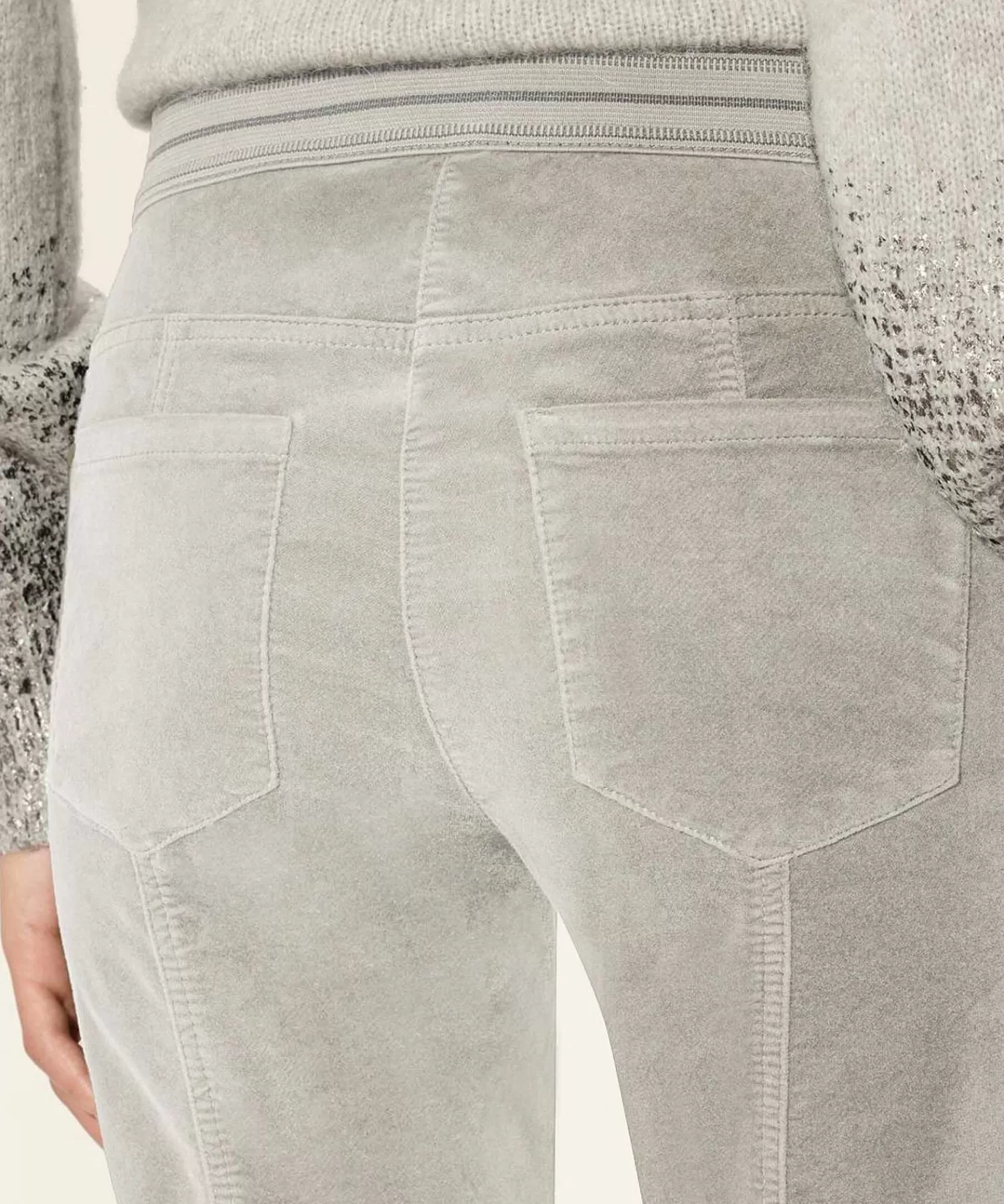 Luisa Cerano Pantalon Pitillo Terciopelo Best