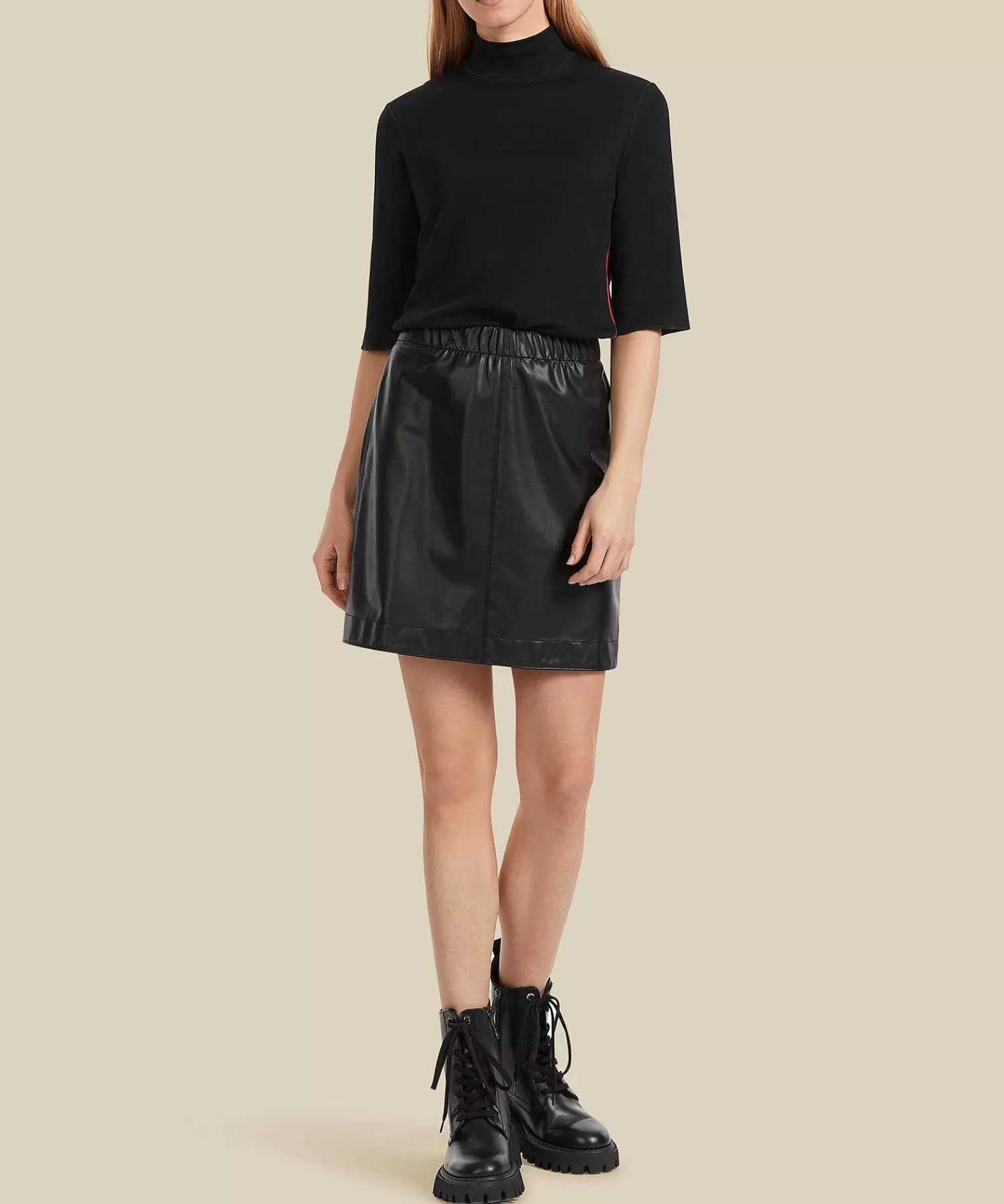 Marc Cain Sports Marc Cain Falda Deportiva Cuero Vegano Cheap