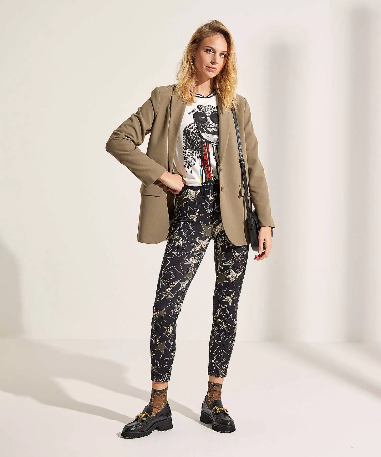 Marc Cain Sports Marc Cain Pantalones Deportivos De Buceo Con Estampado De Estrellas Cheap