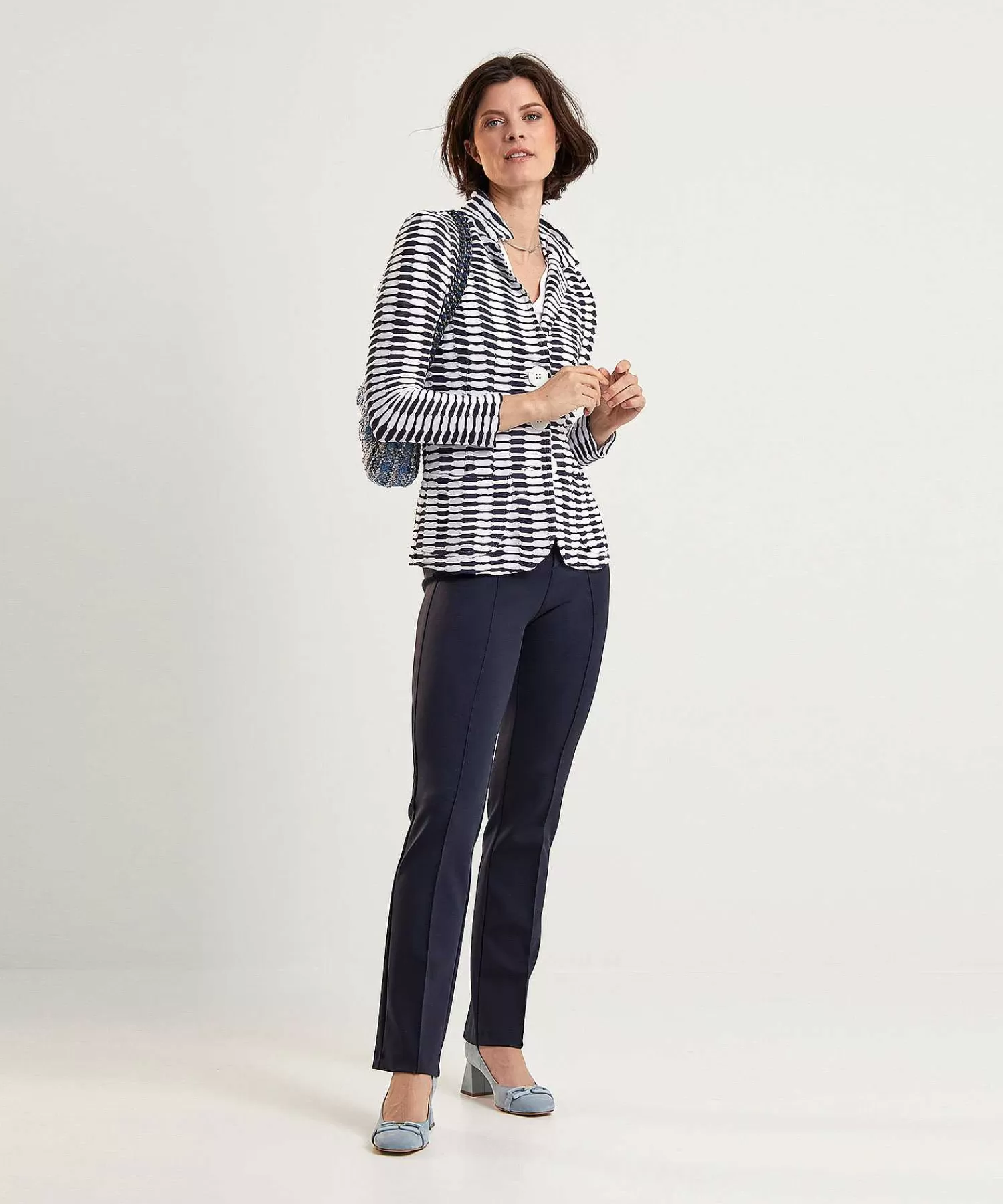 ML Collections Blazer Estructura Ondulada Fashion