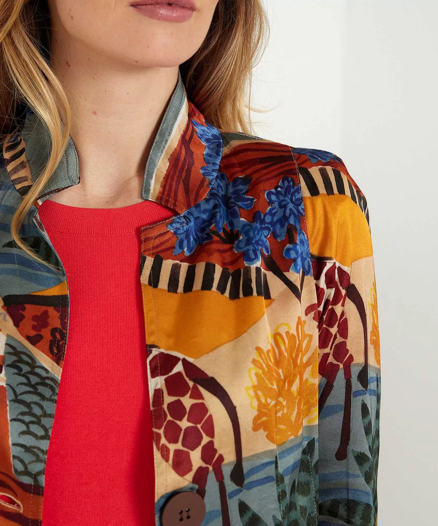 ML Collections Blazer Saten Fancy Animal Hot