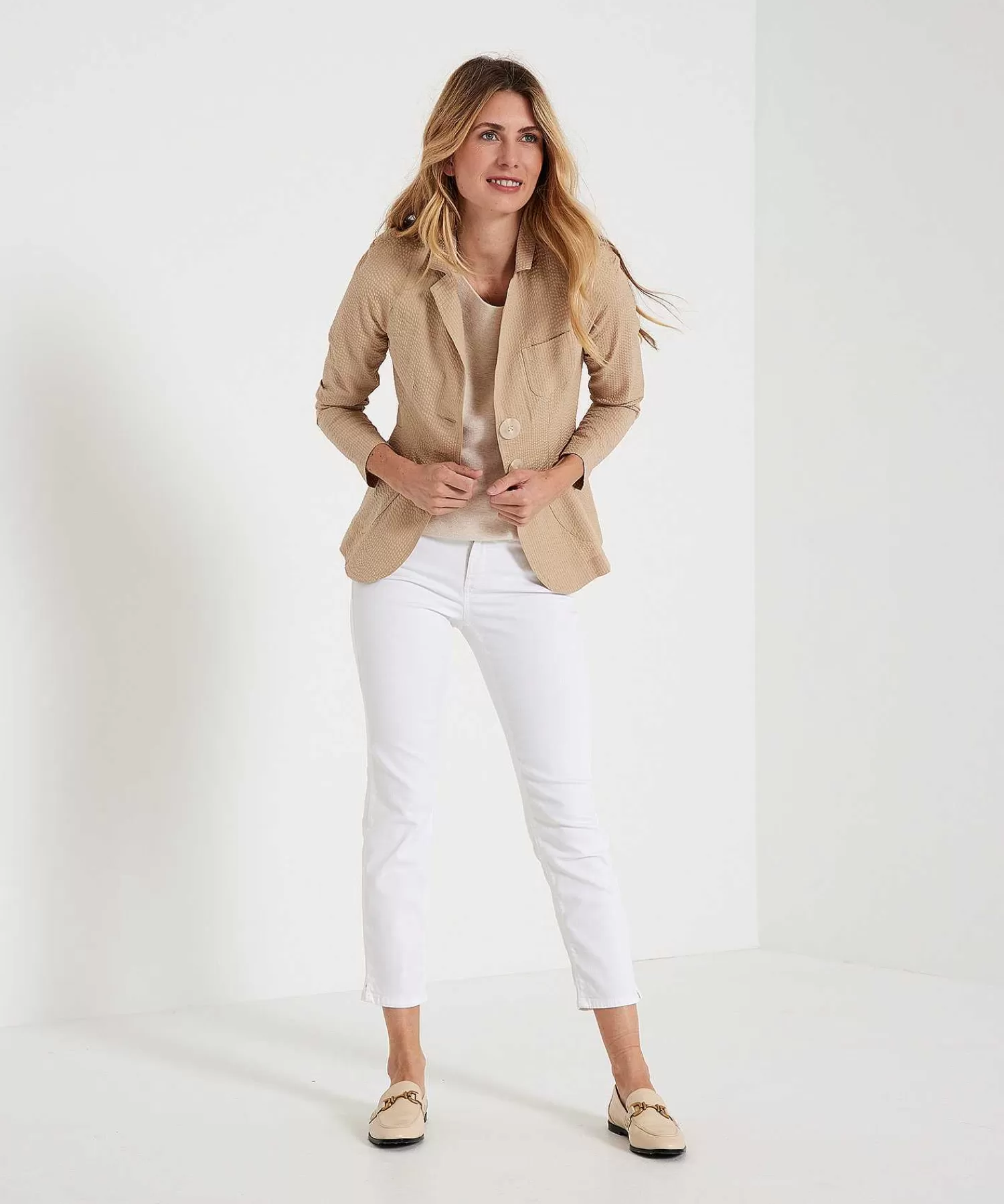 ML Collections Blazer Seersucker New