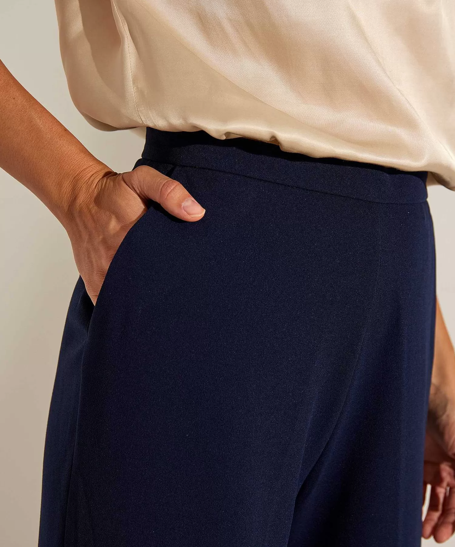 Swing Pantalon Ancho Crepe Cheap
