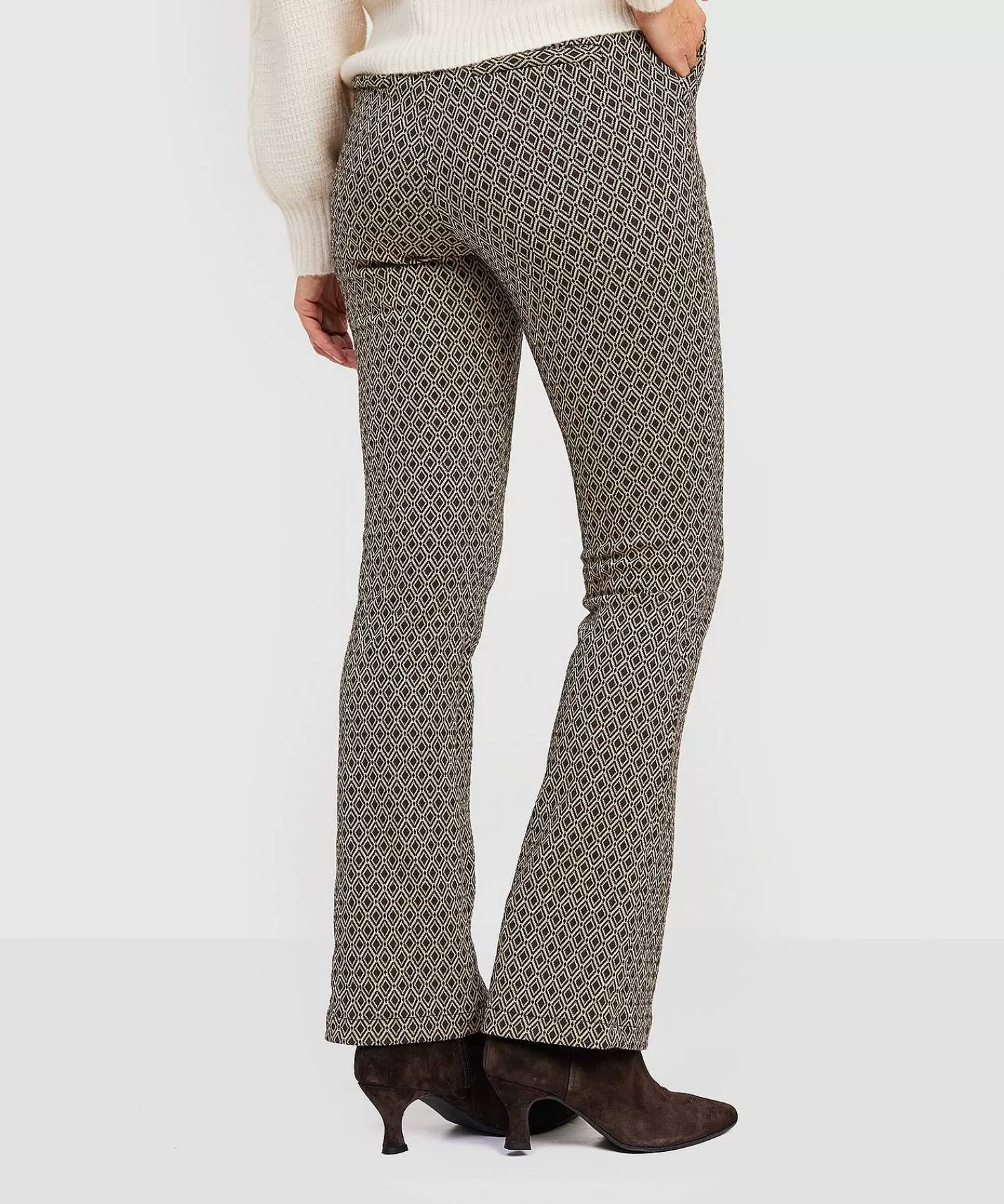 Giulia e Tu Pantalon Acampanado Jacquard Shop