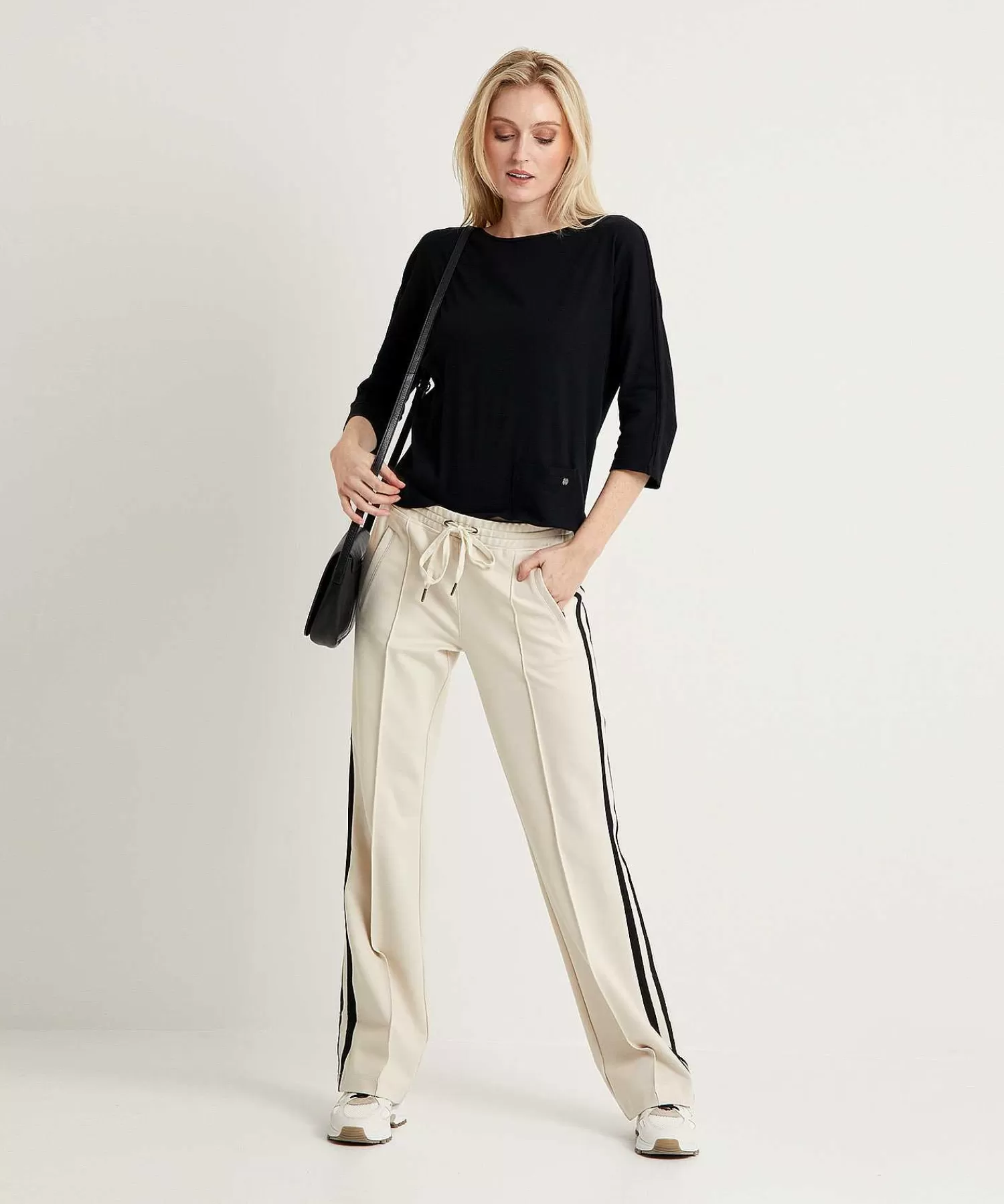 Summum Pantalones Deportivos Con Ribete En Contraste Sale