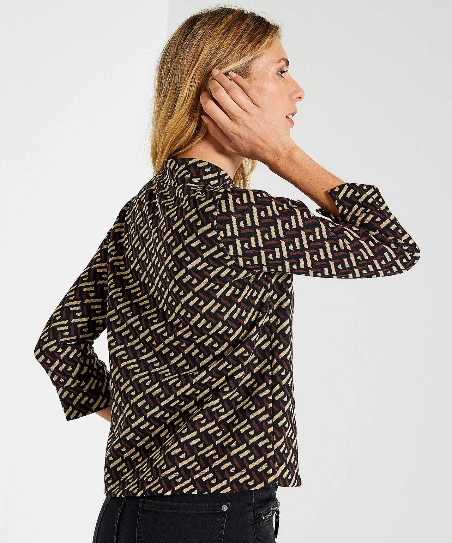 GIULIA E TU Top De Jacquard Con Grafico Clearance