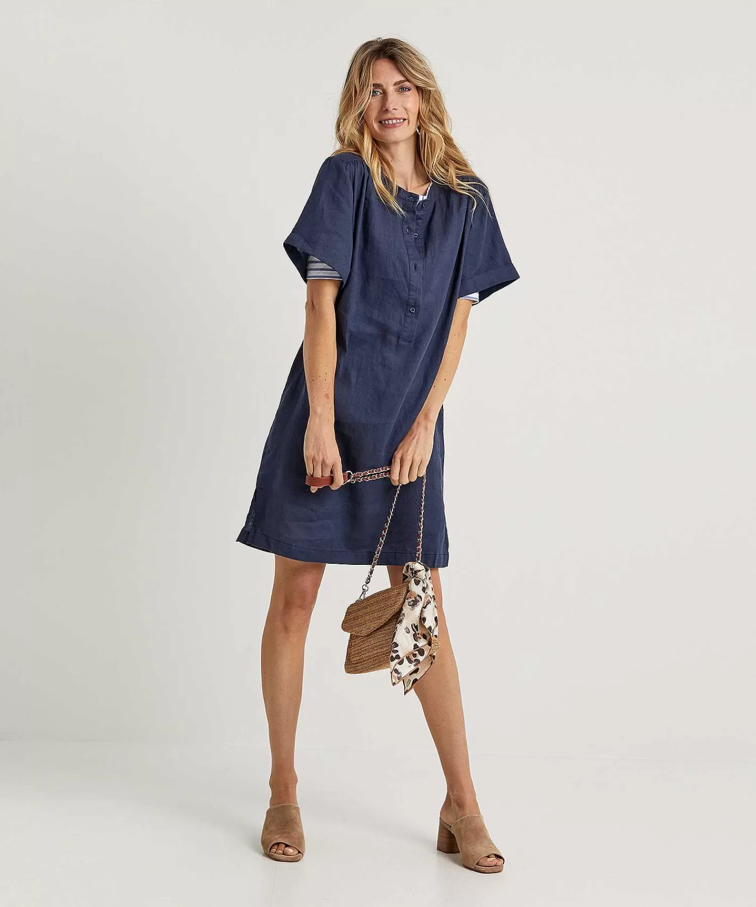 Emotions Vestido De Lino Emociones Store