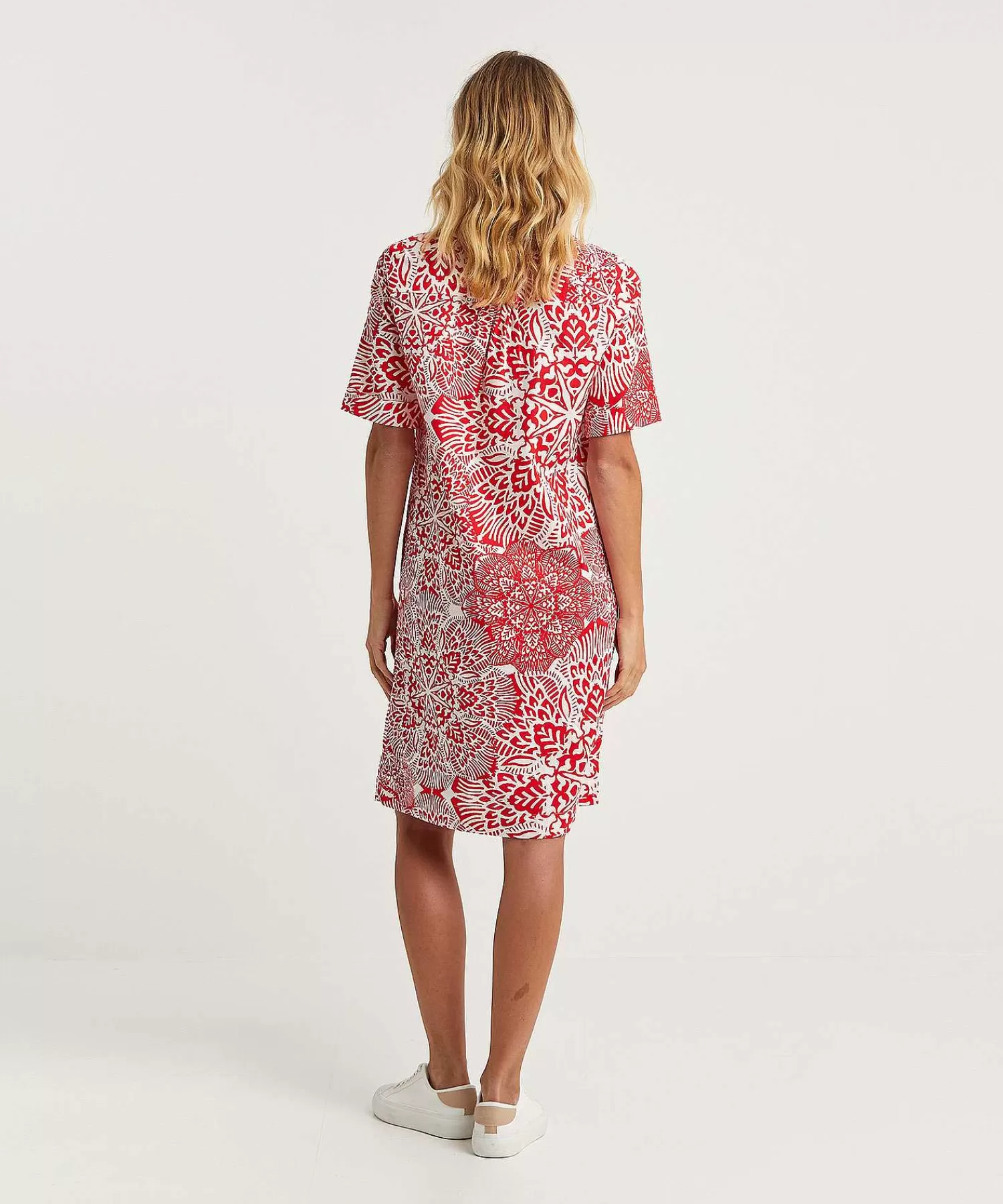 KYRA Vestido Mezcla De Lino Bicolor Leonie Clearance