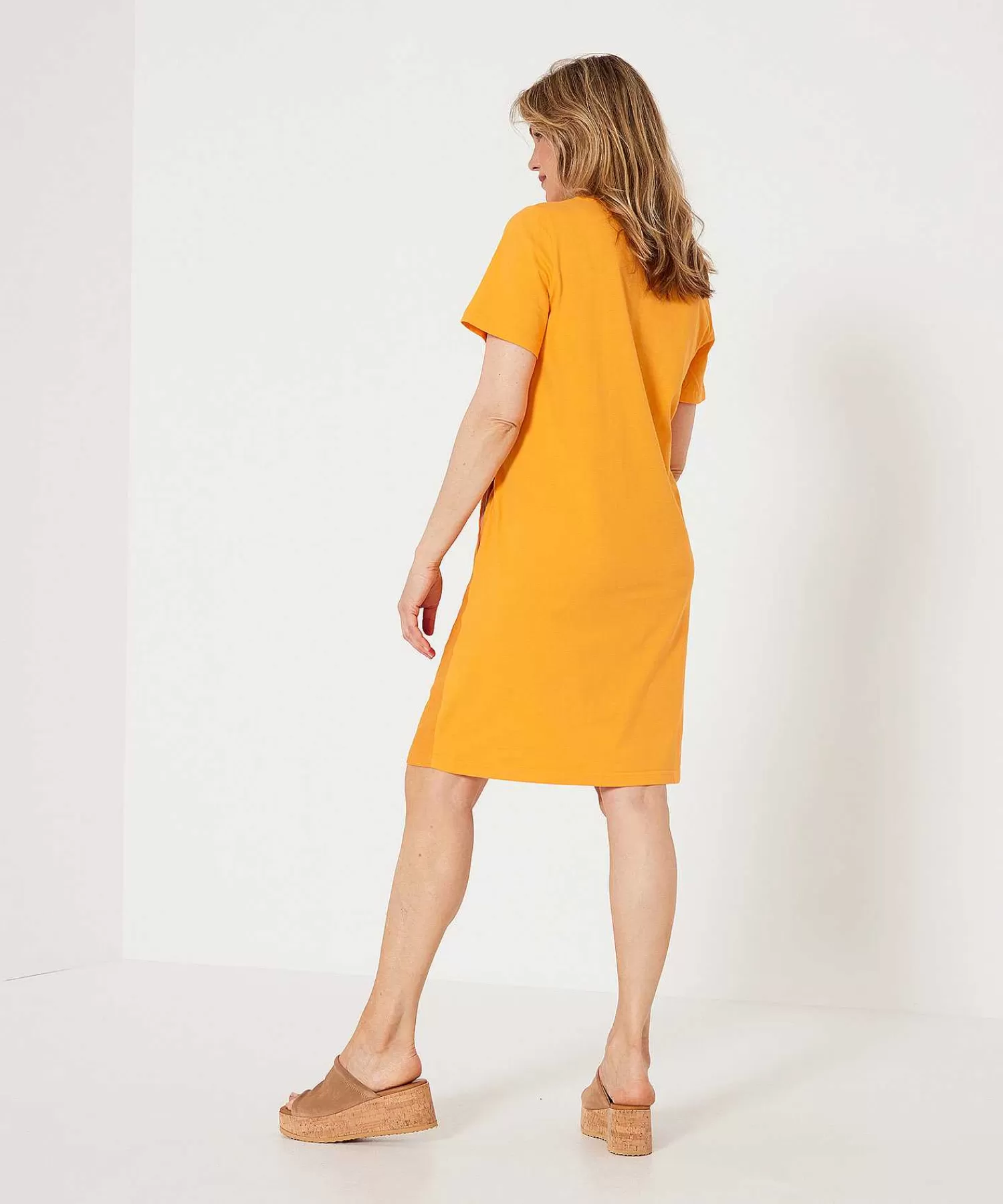 OUI Vestido Con Parte Delantera De Lino New