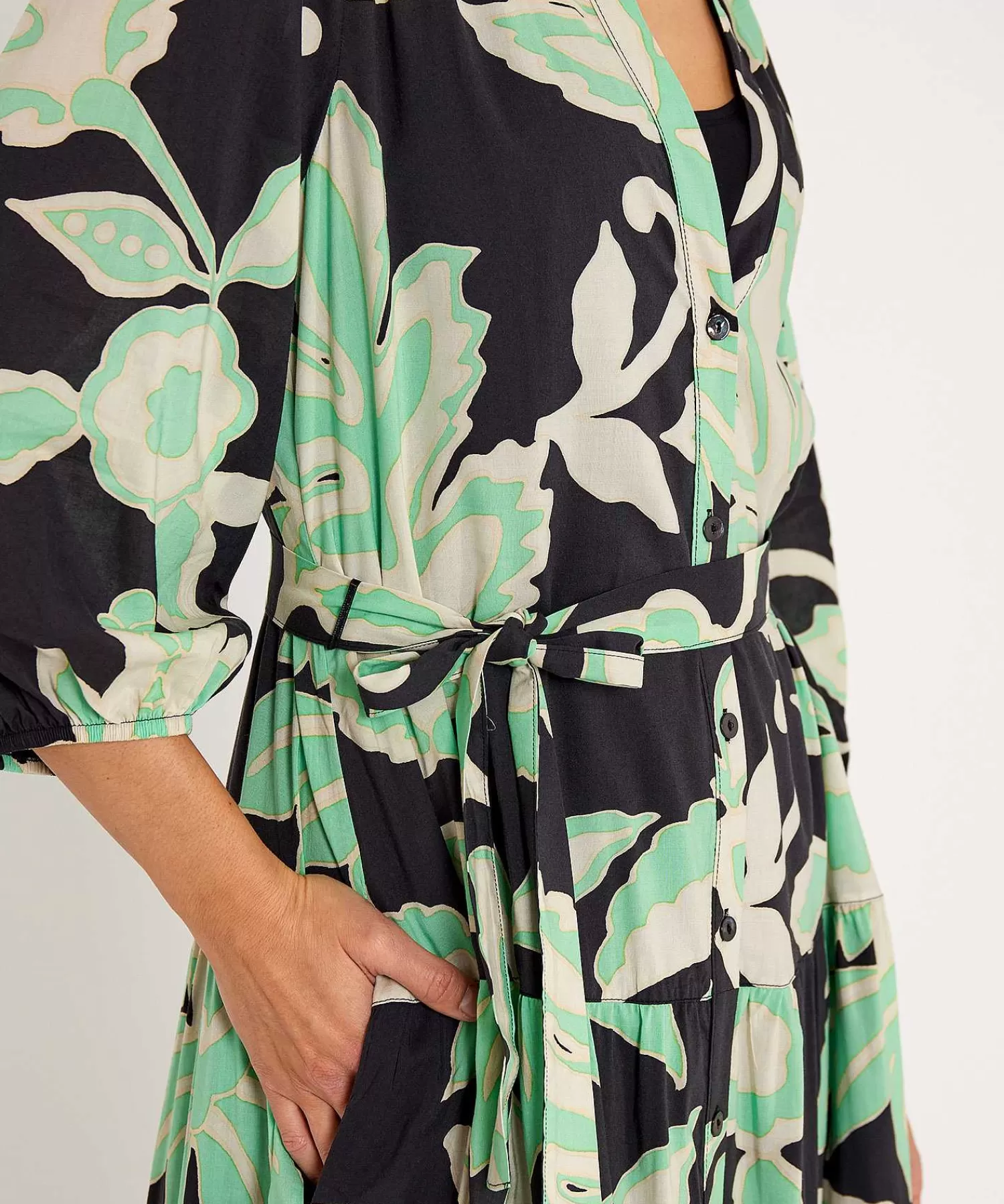 Summum Vestido Estampado Botanico Discount